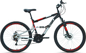 Велосипед ALTAIR MTB FS 26 2.0 disc (2021) черно-красный